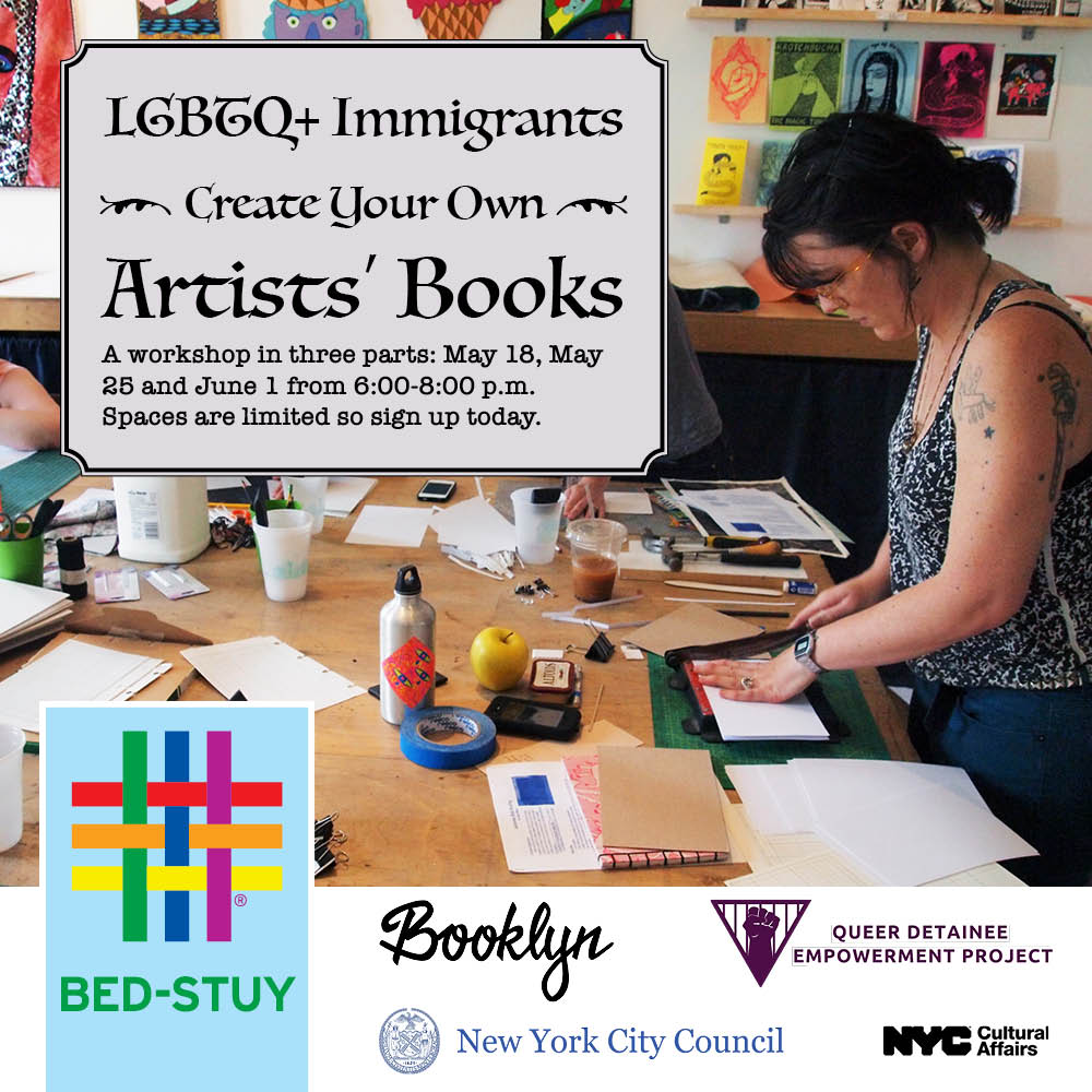 LGBTQ+ Immigrants: Create Your Own Artists’ Book￼